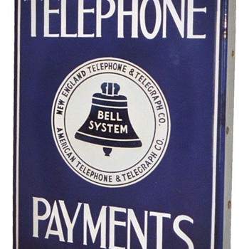 Telephone Payments Sign White Logo - Signs