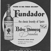 1954 Fundador Brandy Advertisement