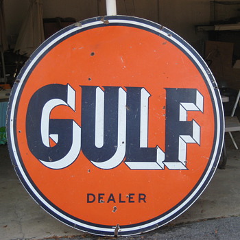 GULF OIL SIGN