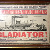 New Orleans Packet steamship departure card