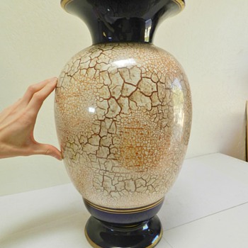 Huge 1930's(?) Czech Floor vase - Marked "TM" - Art Pottery