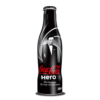 Limited Edition Phil Mooney 35 Year Anniversary Coca-Cola Bottle!