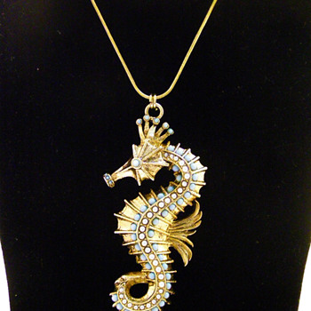 Vintage Seahorse Necklace