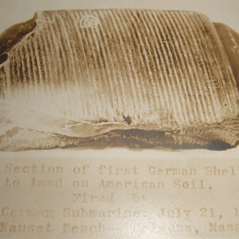 Shell fragment from German U-boat attack on US soil WW1