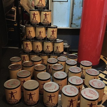 Archer oil cans - Petroliana