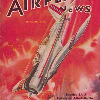 1941 - Model Airplane News magazine - April