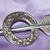Victorian Silver Arrow Pin