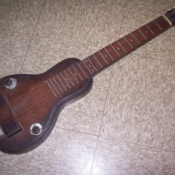 Steel guitar.