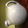 Niloak refrigerator ball water jug with stopper matte speckled blue. Need Time Reference, please. :)
