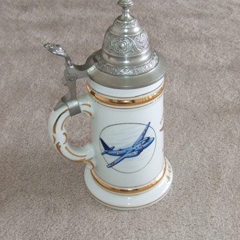 Patrol Squadron Sixteen (VP-16) USN  Painted Beer Stein c. 1958