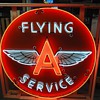 Flying A Service neon sign