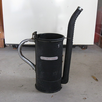 Huffman Crack-L-Chrome oil can