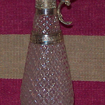 Crystal and Pewter? Decanter - Glassware