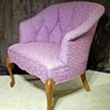 Lavender and plum chair