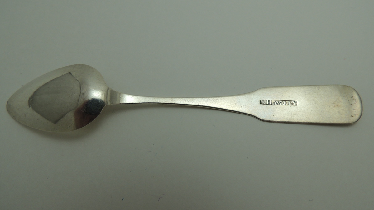 Coin Silver Spoon N. Hawley Collectors Weekly