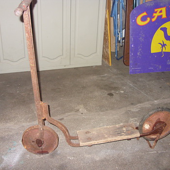 depression era kids scooter
