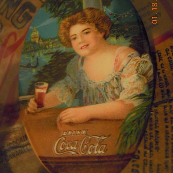 1909 Coca-Cola Pocket Mirror