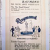 "The Great Raymond" Original 1929 Handbill
