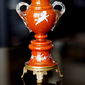 A New Welz Décor - Confirmed After Almost 4 Years - Burnt Orange Mica Glass - Art Glass