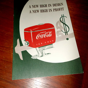1950s Coca-Cola Fountain Dispenser brochure