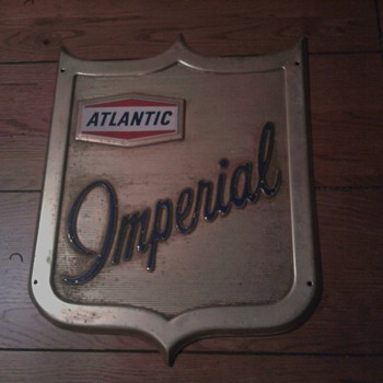 Atlantic Imperial Gas Pump Sign