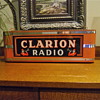 1940s Counter Top or Hanging Clarion Radio Neon sign