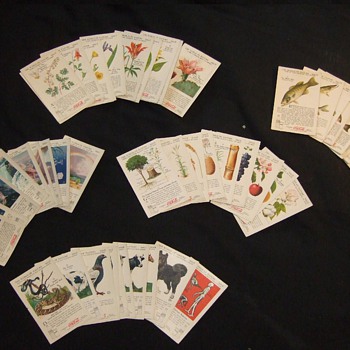 1930's coca cola "nature study" cards. - Coca-Cola