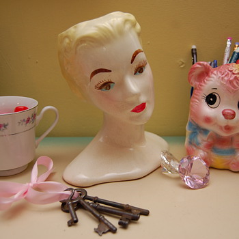 Cool Head Vase - Art Pottery