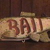Vintage Bait Sign