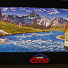 Coors running river sign