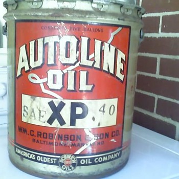 Autoline 5 Gallon Can - Petroliana