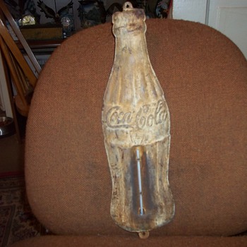 Vintage coke thermometer - Coca-Cola