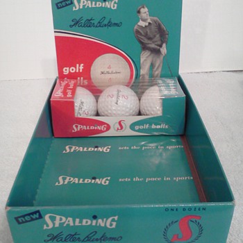 Walter Burkemo Spalding Signature Golf Balls