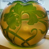 Large Harrach Cameo Rose bowl