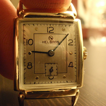 Late 40's Helbros 10K gold filled watch - Wristwatches