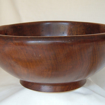 Turned Elm Bowl