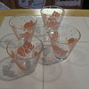 Pink Elephant juice glasses