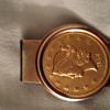 1854 money clip  a coin ? 