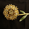 Unsigned flower brooch