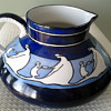 Unusual Pattern Pitcher from Jean Pouyat, Limoges 