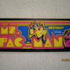 1981 Midway Bally Co. Ms. Pac-Man Advertising Front Video Game Display