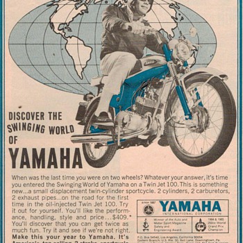 1966 - Yamaha Motorcycle Advertisement