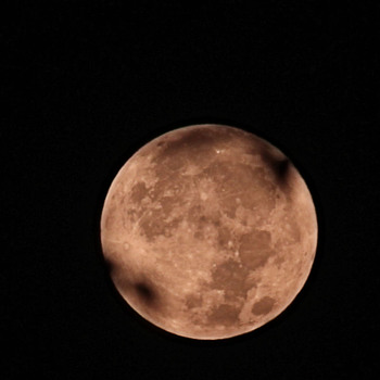 Super moon and sunset - Photographs