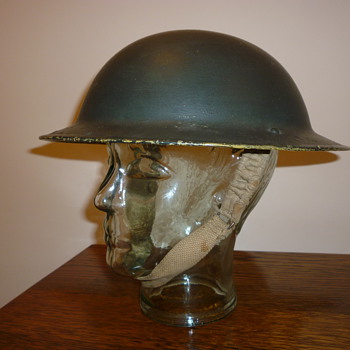 British WWII 8th Army desert steel helmet. - Military and Wartime