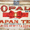Antique OPAL BRAND TEA BOX made by Charles Hewitt & Sons Co.