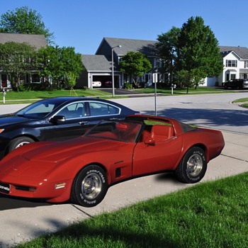 1982 Franklin Mint Red Chevrolet Corvette 