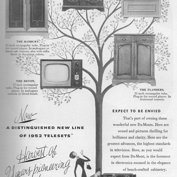 1952 - DuMont Televisions Advertisement