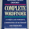 1996 Oxford Complete Wordfinder