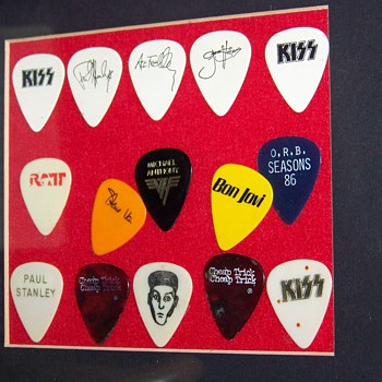 My Used Guitar Pick Collection