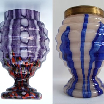Czech Glass - Shape Comparisons - Art Glass